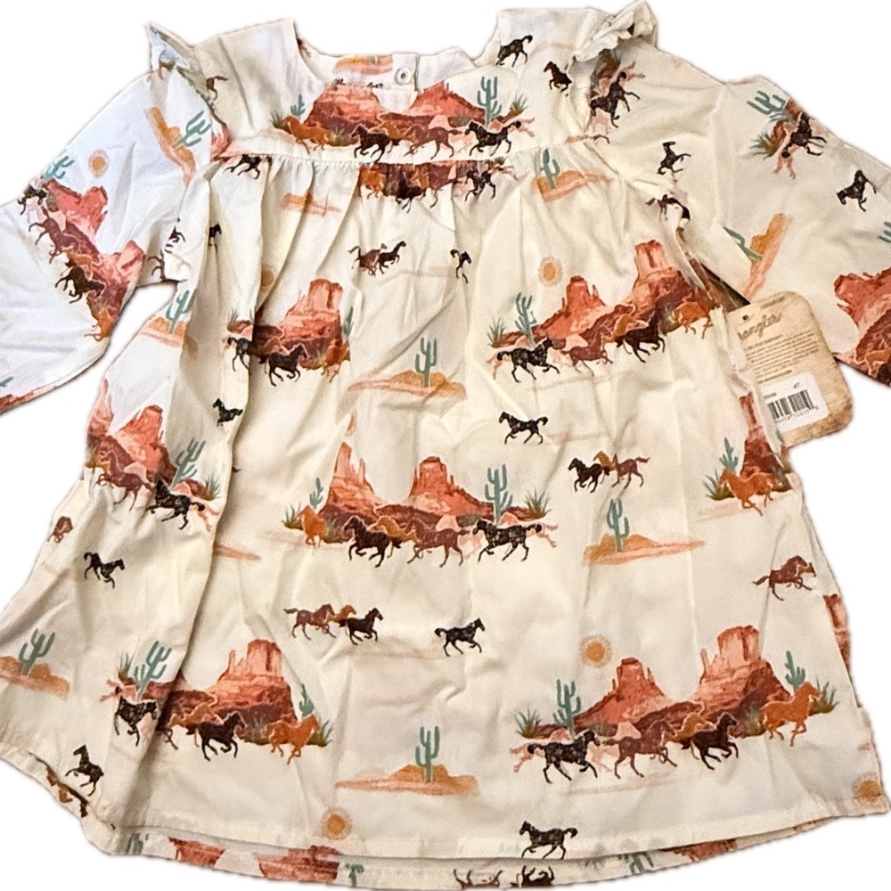 Wrangler Western Print Dress nwt